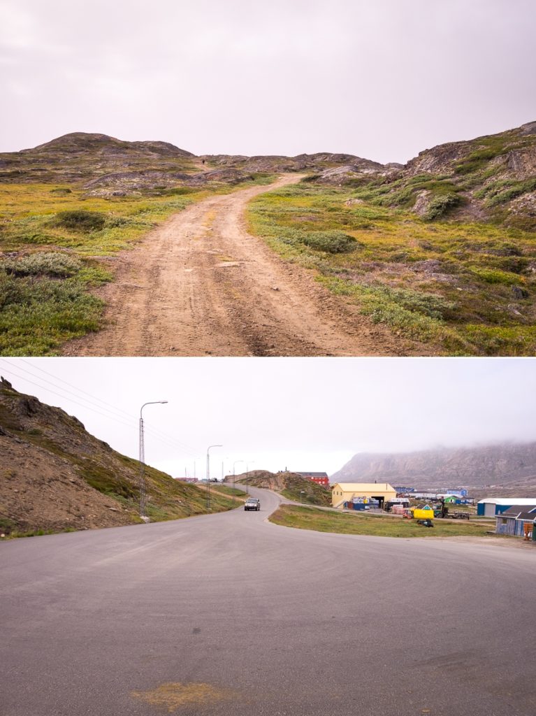 Entering Sisimiut - Arctic Circle Trail - West Greenland