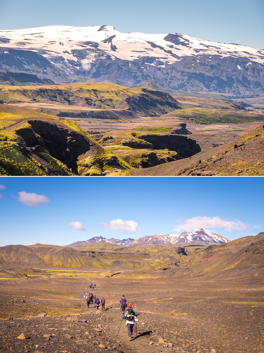 Views while hiking on Day 4 - Laugavegur Trail - Icelandic Highlands