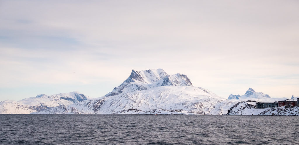 Sermitsiaq mountain as seen from near Nuuk, West Greenland