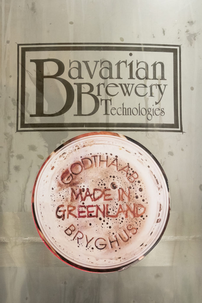 Beer label - Godthaab Bryghus brewery in Nuuk - West Greenland