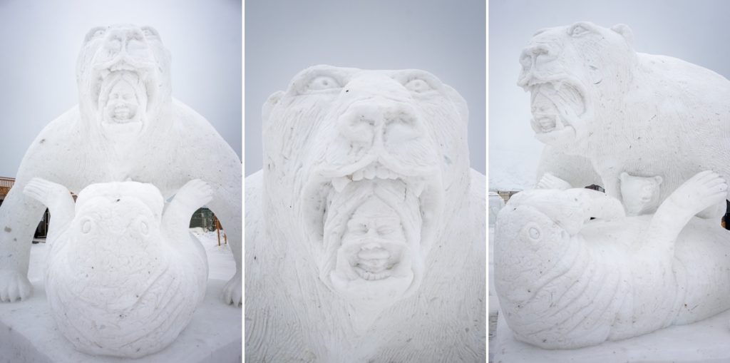 Winner of the non-figurative category of the 2019 Nuuk Snow Festival - West Greenland