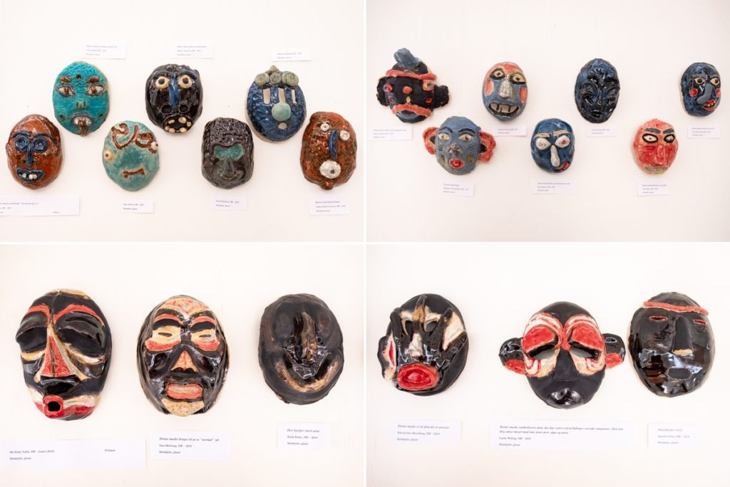 Cultural masks as part of  - Nuuk Multi Kulti - West Greenland