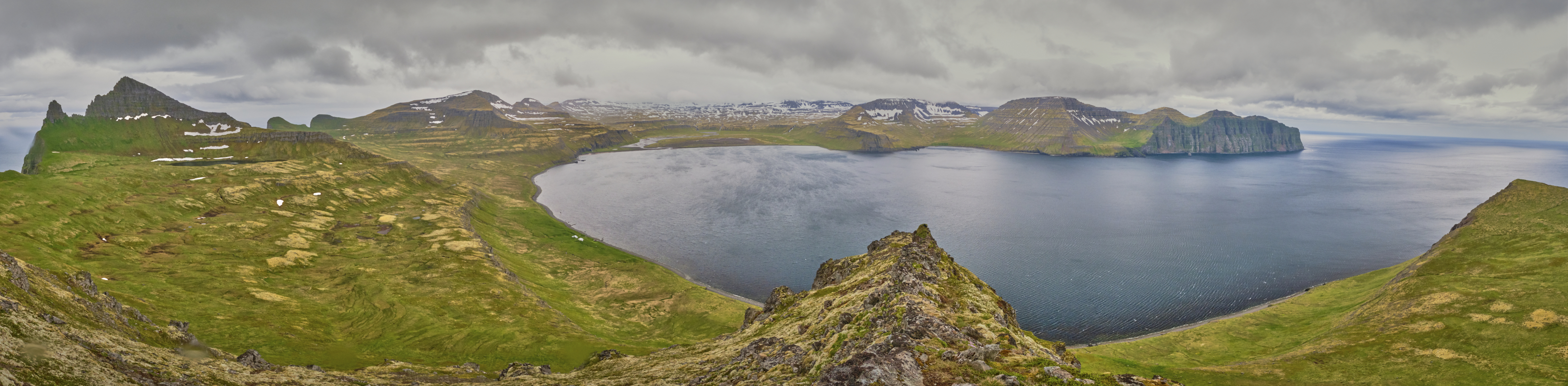 Panorama over Hornvik - Hornstrandir-Iceland