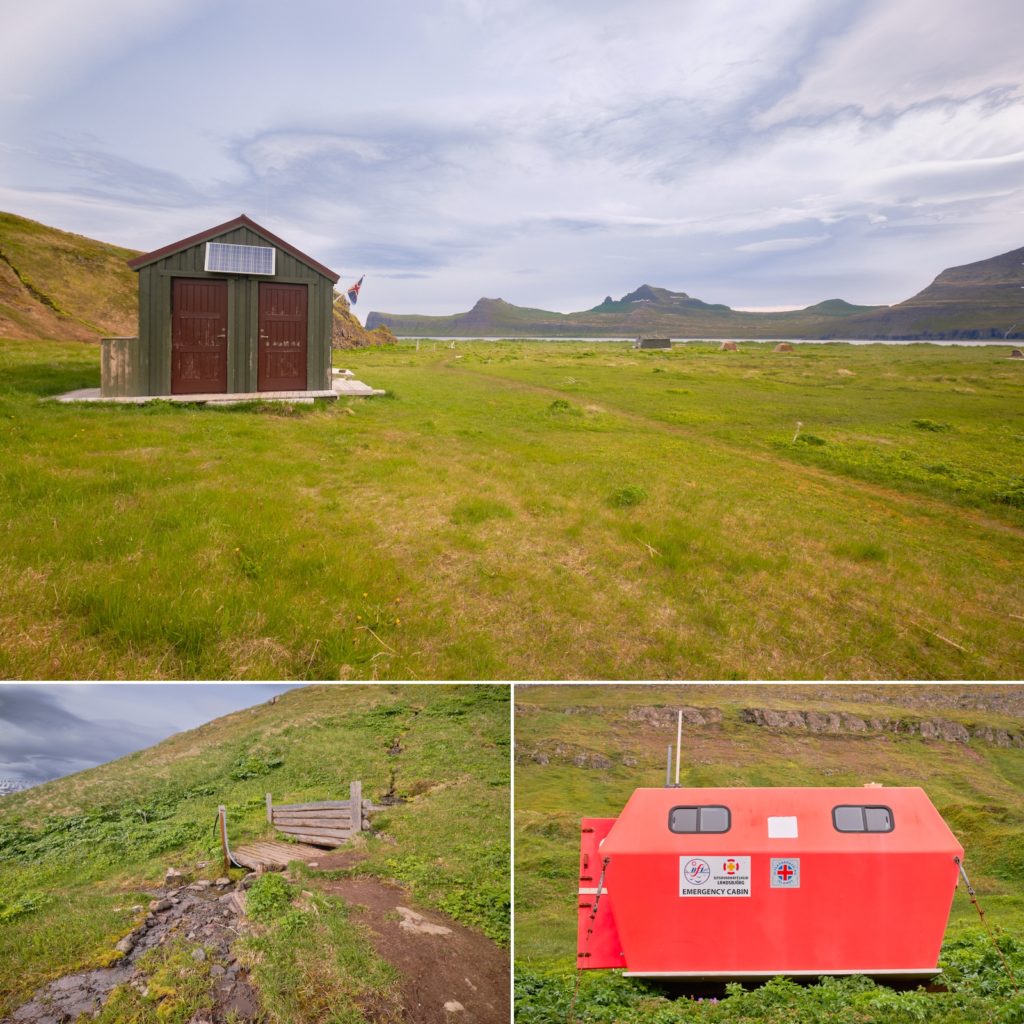 Images of infrastructure at Hornvík campsite - Hornstrandir - Iceland