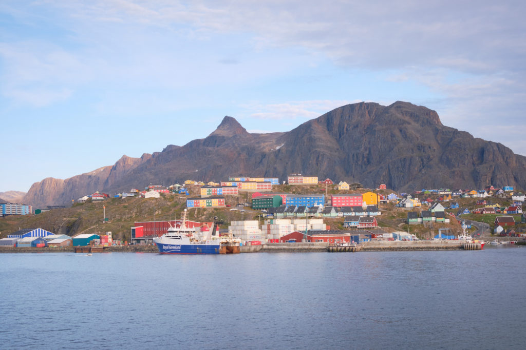 approaching Sisimiut harbour - Sarfaq Ittuk - West Greenland