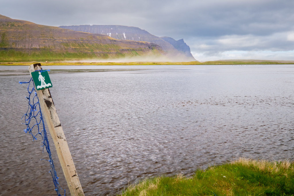 River crossing near Horvik  - Hornstrandir -Iceland