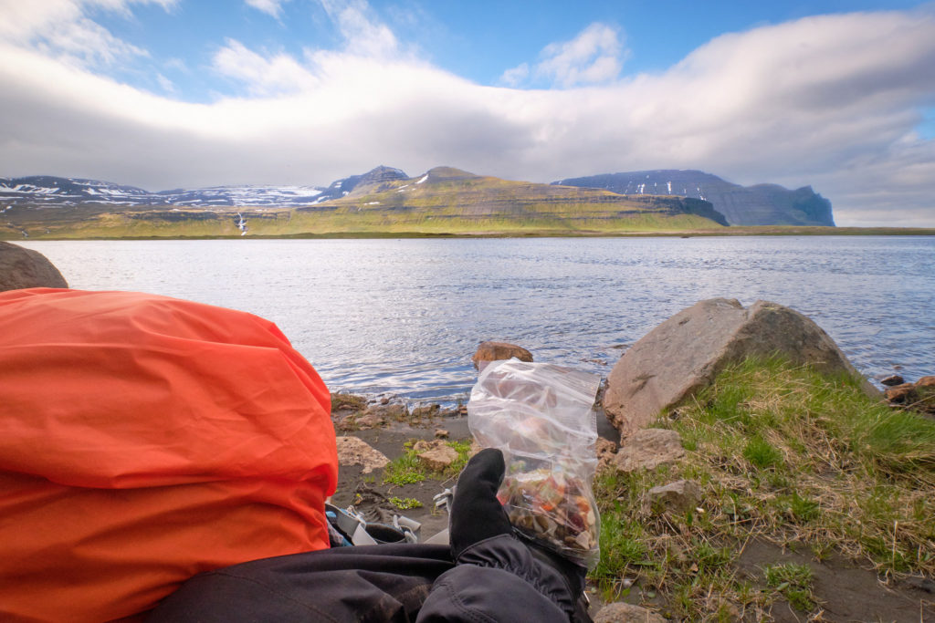 Stopped for lunch on the way to Horvik  - Hornstrandir -Iceland