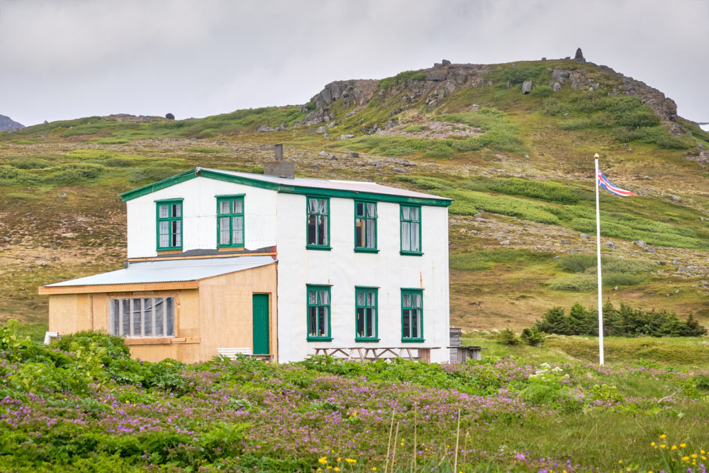 The old doctors house in Hesteryi is the heart of the village - Hornstrandir - Iceland