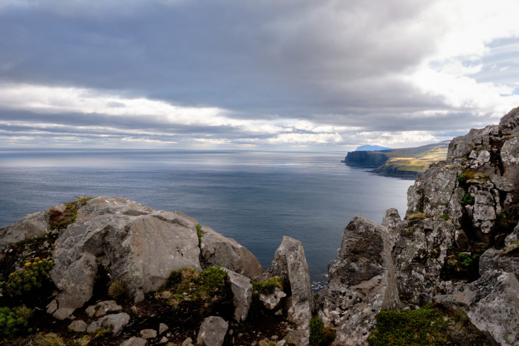 View to the south of the ridge on the southern side of Hornbjargsviti Lighthouse - Hornstrandir -Iceland
