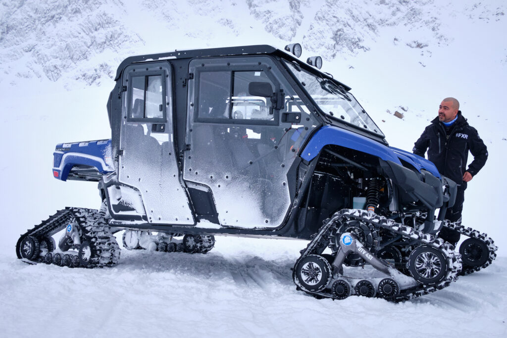 The monster snowmobile from Sisimiut Hotel and Tours