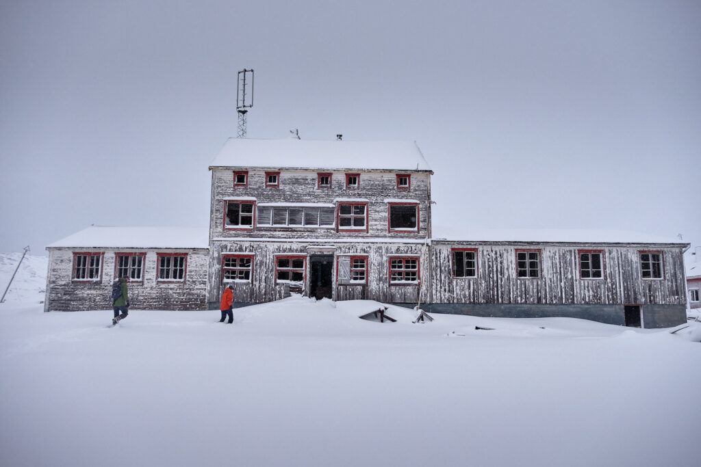 Admin building - Nordafar Abandoned fish factory near Nuuk