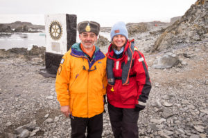 Me and the commander - Esperanza Station - Antarctic Peninsula
