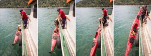 kayak to boat transfer