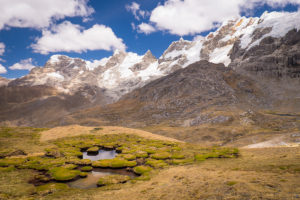 Away from Siula Pass towards Huayhuash Campsite - Cordillera Huayhuash