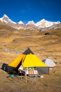 Huayhuash Campsite - Cordillera Huayhuash