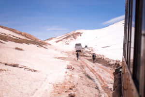 Pamir Highway - no-mans-land between Kyrgyzstan and Tajikistan
