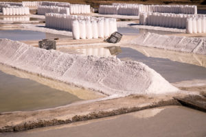 Salt production - Salinas de Castro Marim - Algarve - Portugal
