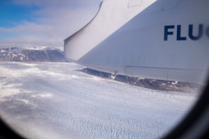 Approach to Narsarsuaq Airport - South Greenland