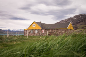 Stone houses - Igaliku - South Greenland