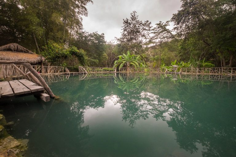 Sulfur pool at Agua Blanca - Ecuador
