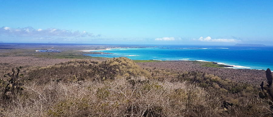 Viewpoint from El Radar on Isla Isabela - Galapagos Islands - Ecuador