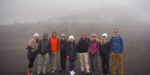 Our hiking group for the Cotopaxi day tour with CarpeDM Tours in Ecuador