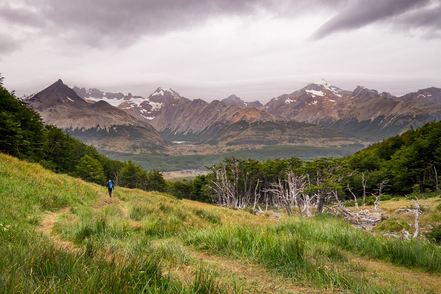 Hiking in the green valley - Laguna Turquesa - Ushuaia - Argentina