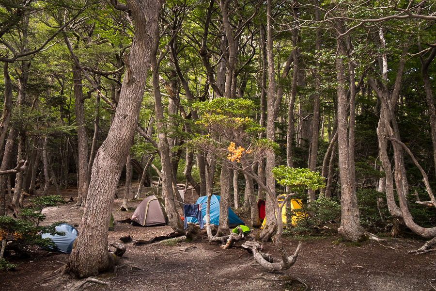 Campsite - Laguna Esmeralda near Ushuaia, Argentina