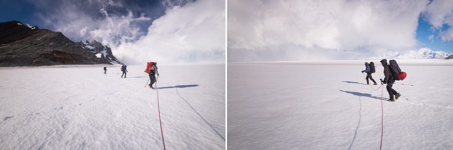 Another rope configuration - South Patagonia Icefield Expedition - Argentina