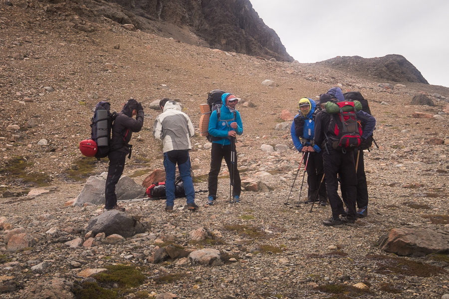 On top of the Huemul Pass - South Patagonia Icefield Expedition - Argentina