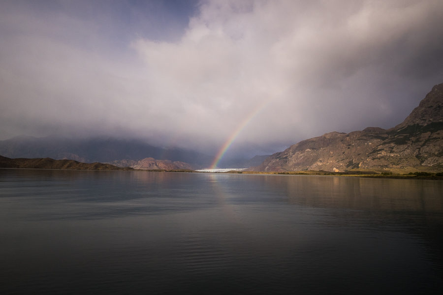 Rainbow over the Viedma Glacier - South Patagonia Icefield Expedition - Argentina