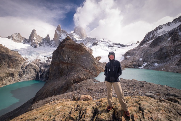 Me at the Laguna de los Tres