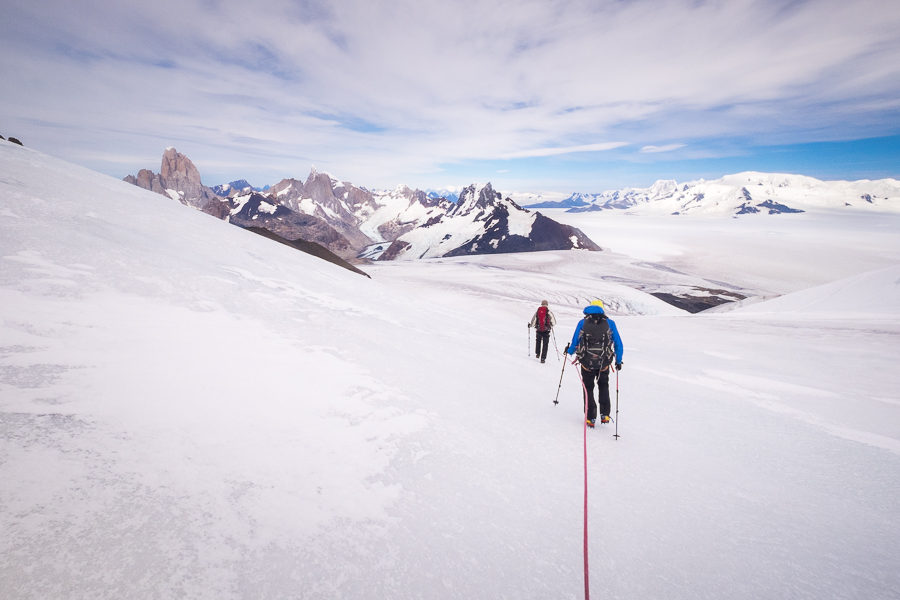 Descending Gorra Blanca - South Patagonia Icefield Expedition - Argentina