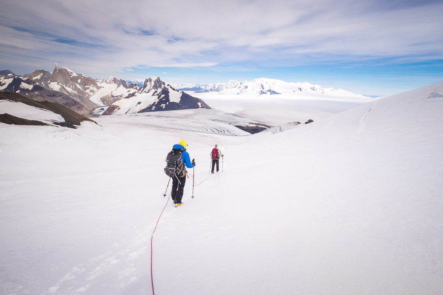 Descending Gorra Blanca - South Patagonia Icefield Expedition - Argentina