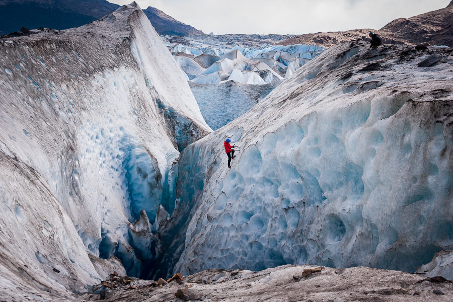 Ice climbing on the Viedma Glacier - Los Glaciares National Park - Argentina