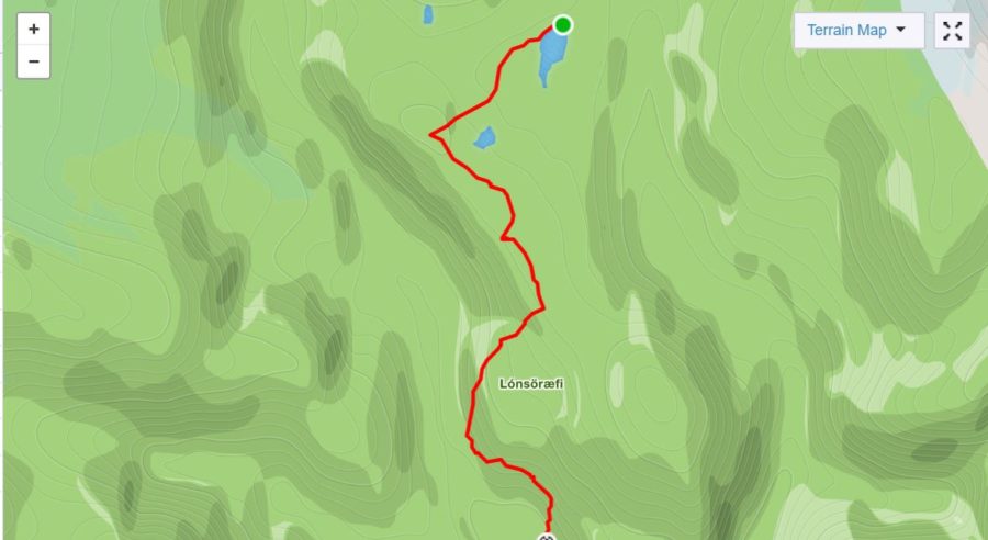 Basic Map of Day of In the Shadow of Vatnajokull - from Strava