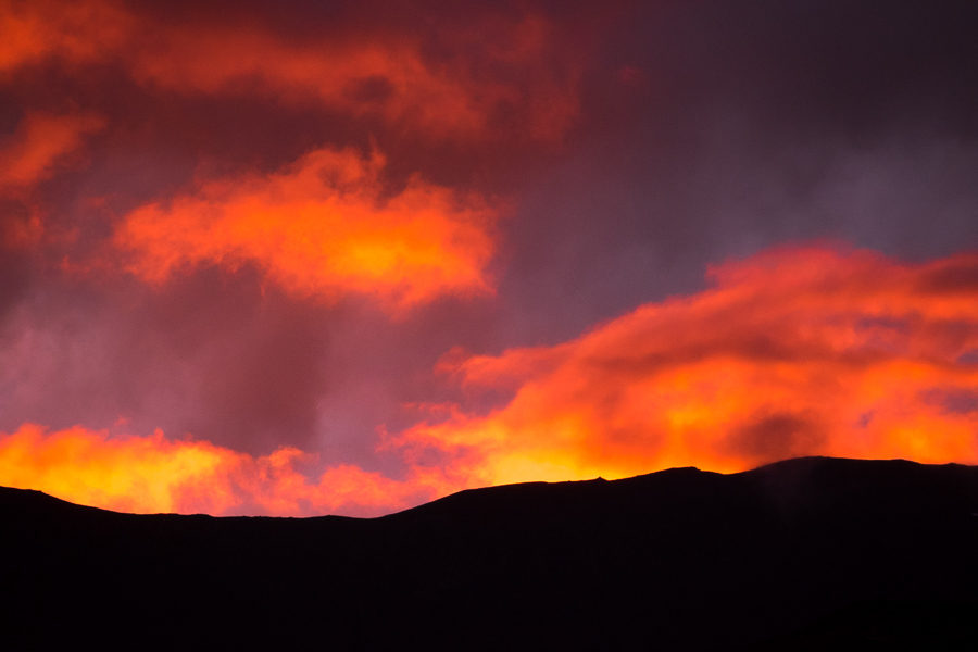 Sunset from Dalakofinn Hut - Volcanic Trails - Central Highlands, Iceland