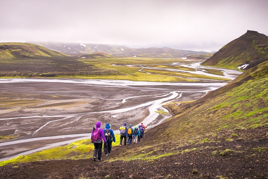 Descending to the river - Volcanic Trails - Central Highlands, Iceland