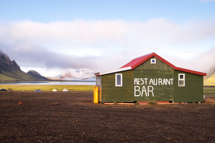 Bar/Restaurant near Álftavatn Hut - Volcanic Trails - Central Highlands, Iceland
