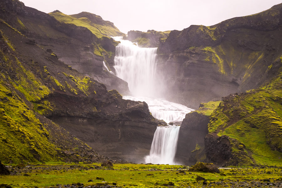 Ófærufoss waterfall at Eldgjá - Central highlands, Iceland