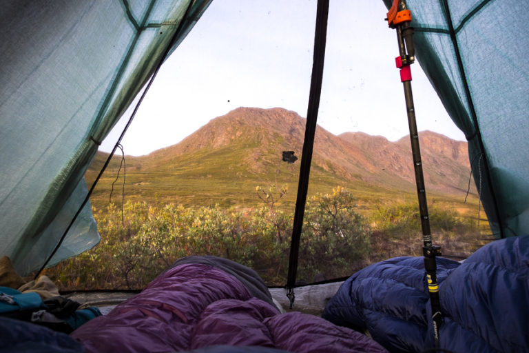Room with a view from our tent at the end of Day 6 - Arctic Circle Trail - West Greenland