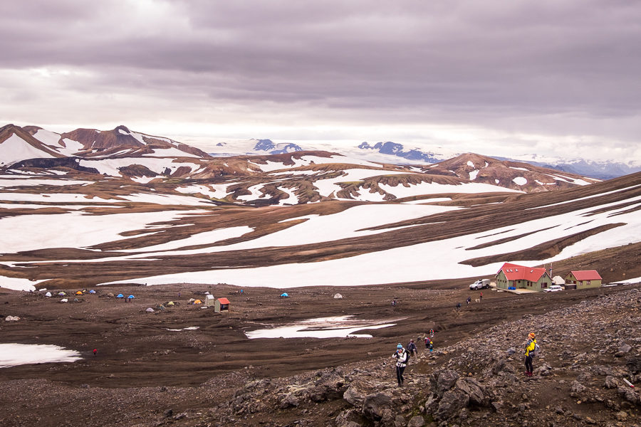 Arriving at Hrafntinnusker Hut - Laugavegur Trail - Icelandic Highlands