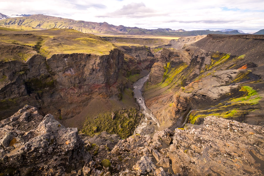 The Markarfljót canyon - Laugavegur Trail - Icelandic Highlands