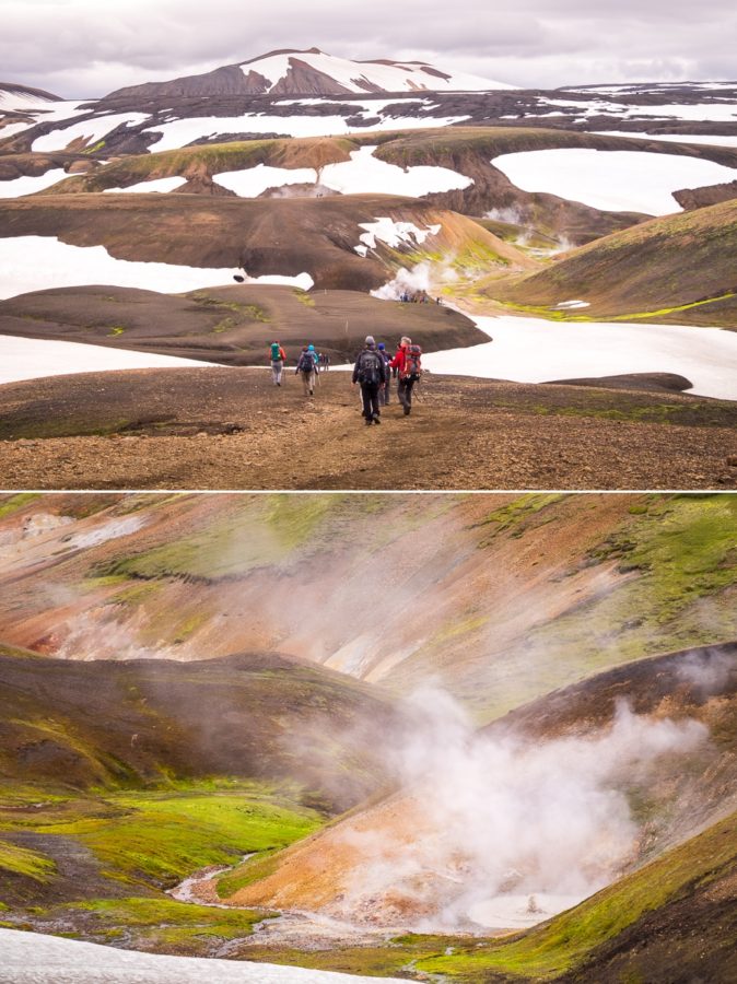 storihver thermal vents - Laugahraun lava field - Laugavegur Trail - Icelandic Highlands