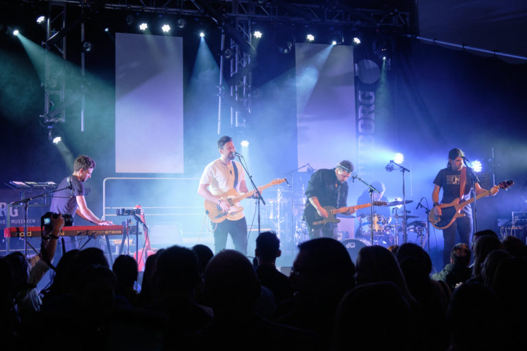 Greenlandic band - Nanook - performing at the Akisuanerit Festival in Nuuk, 2019