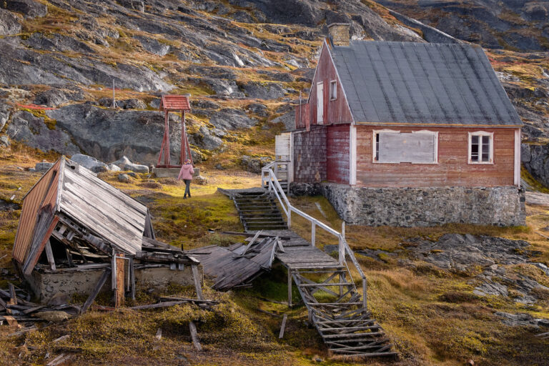 The abandoned settlement of Kangeq near Nuuk