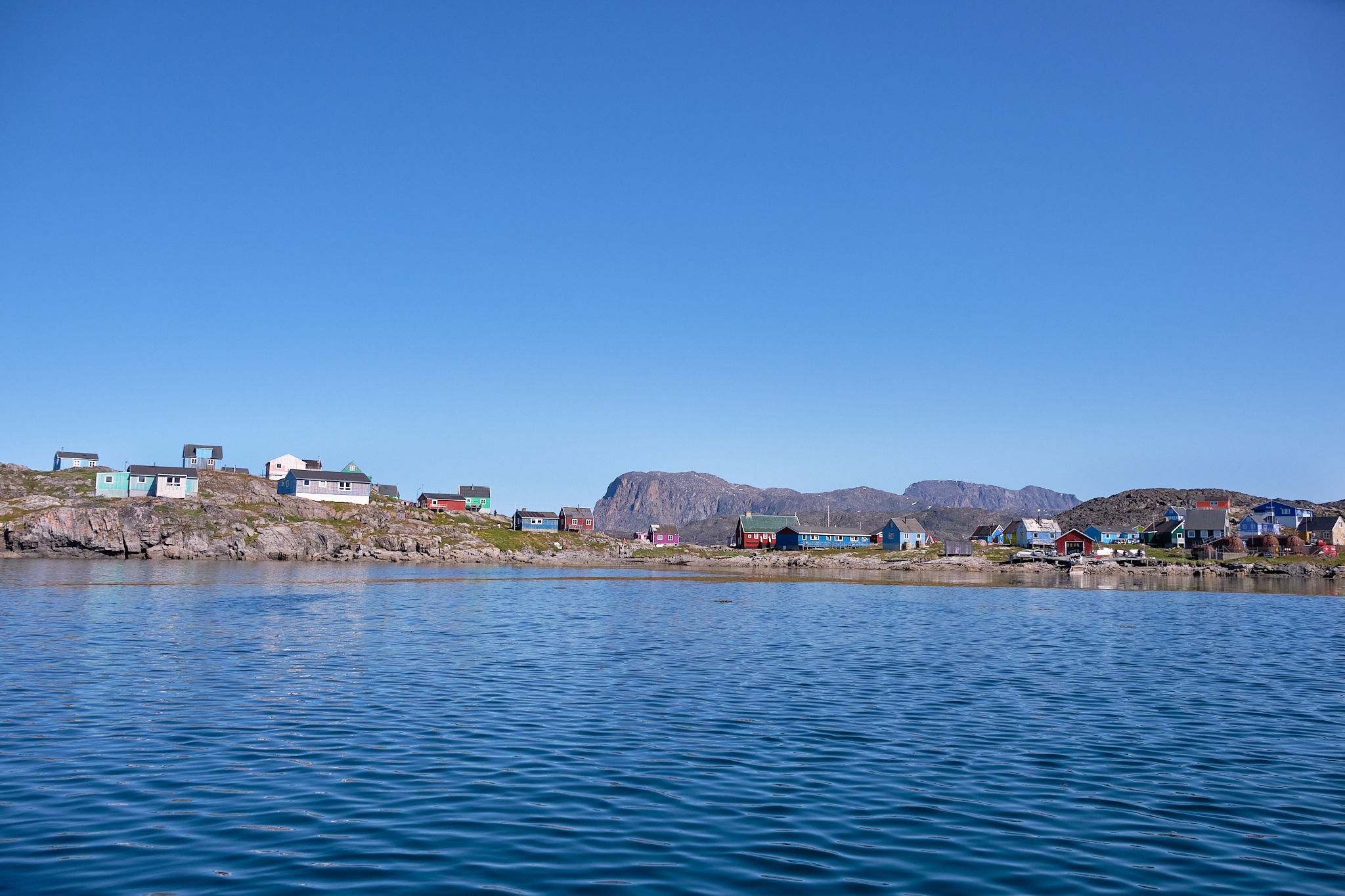 Small settlement of Itilleq south of Sisimiut - Greenland