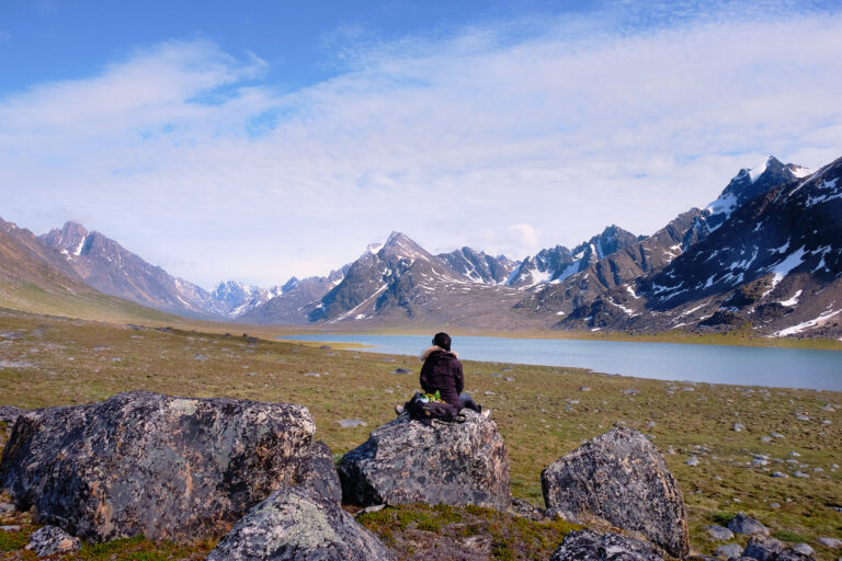 The view over the first lake at Sassannguit - Sisimiut - Greenland