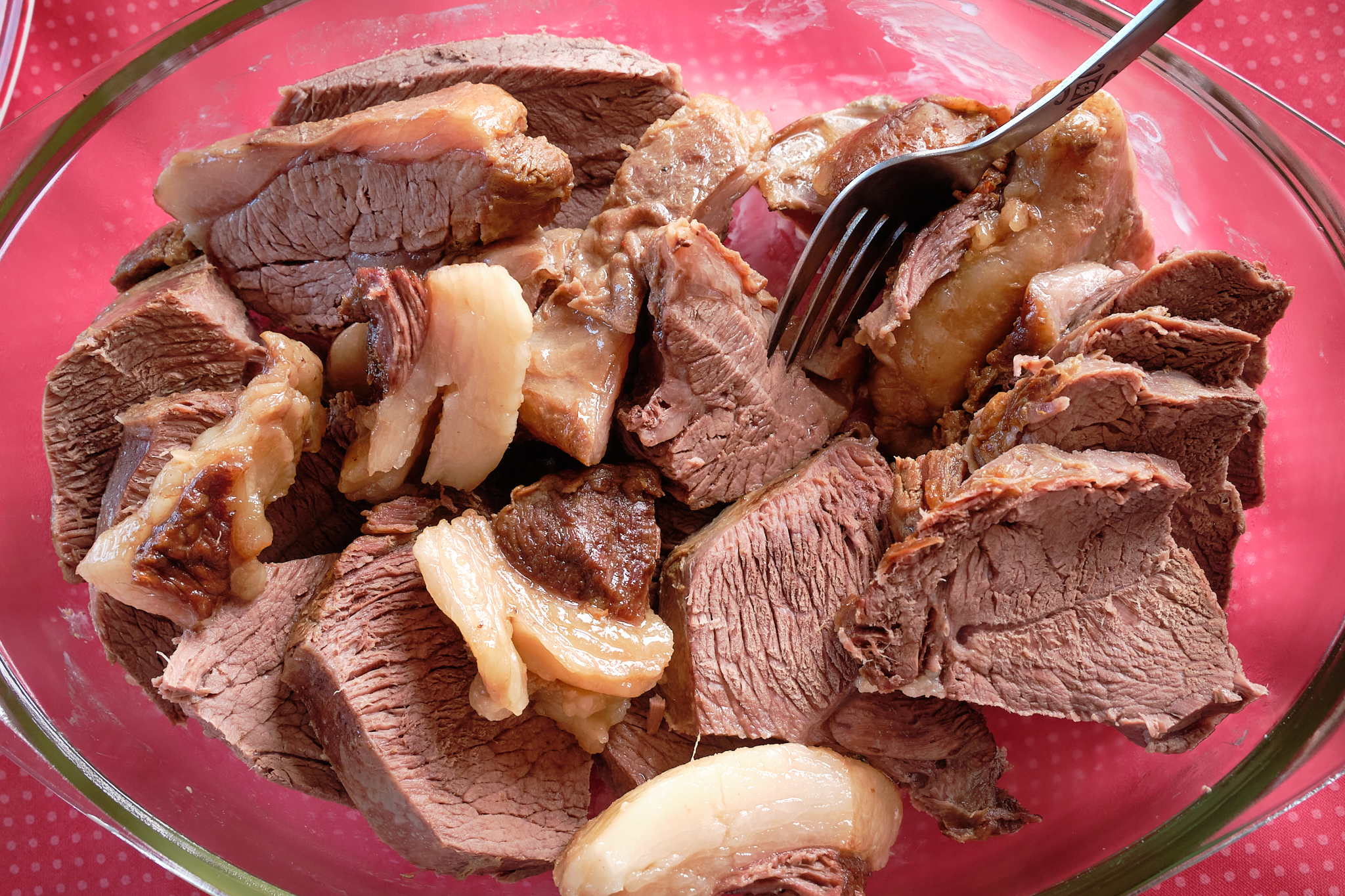 musk-ox for dinner at sassannguit near Sisimiut - Greenland