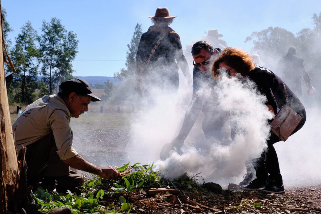 Smoking ceremony at the 2026 Myall Creek Massacre Commemoration